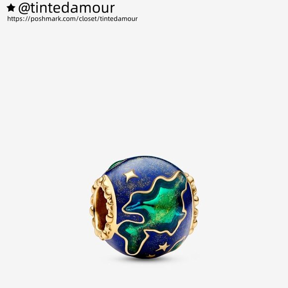 Pandora Planet Earth and Love Knot Braided Leather Bracelet Set - Picture 3 of 3